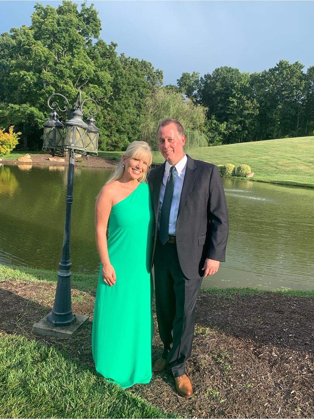 Vici One-Shoulder Emerald Green Maxi Dress
